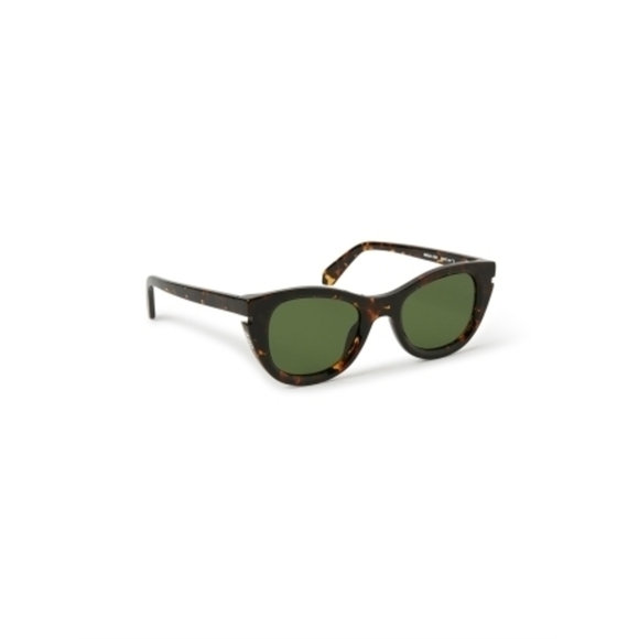 NWT Off-White Boulder Havana Cat Eye 50mm Sunglasses
